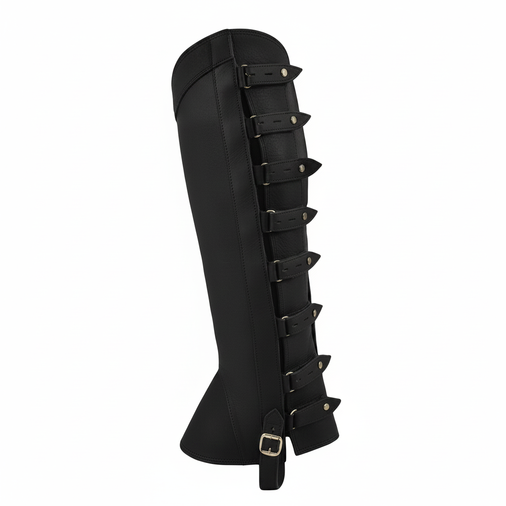 Half Chap Genuine Leather for Rider