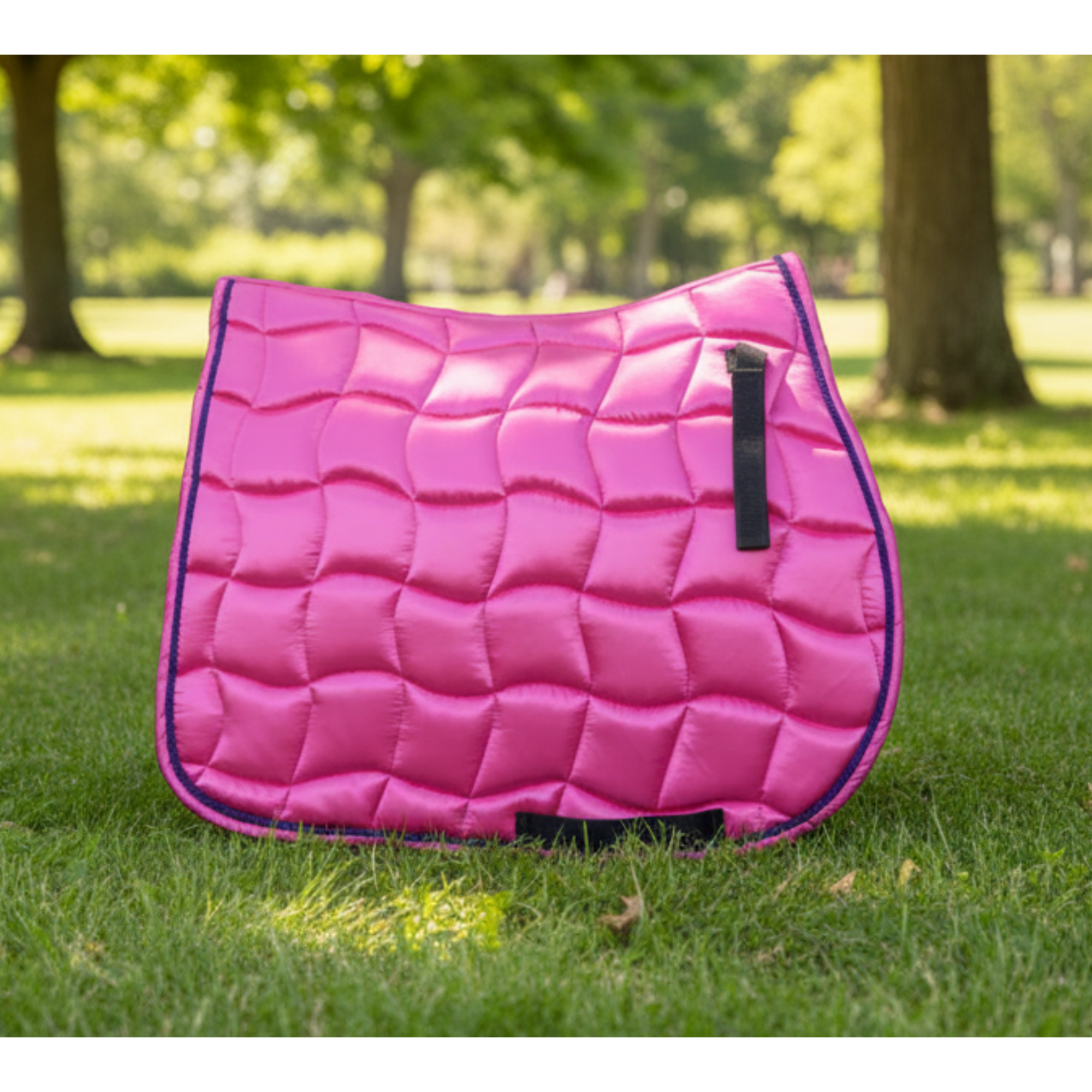 Jumping Horse Saddle Pad with Ear Bonnet and Blushing Boot / Bell Boot option