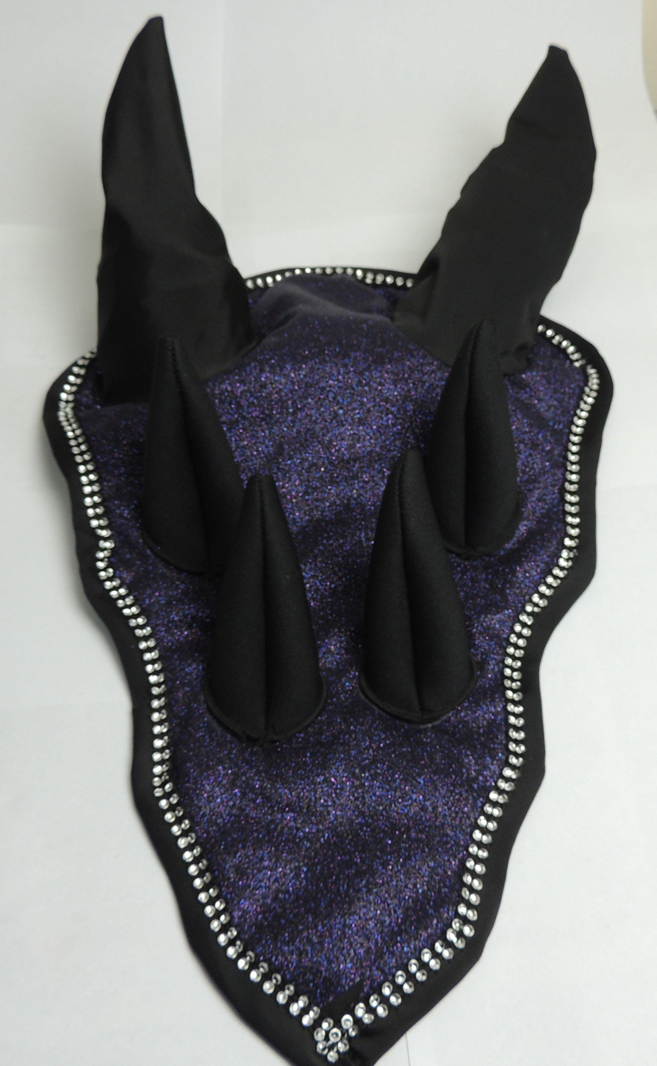 Dragon Wing Saddle Pad Set, Ear Bonnet and Horse Boot.