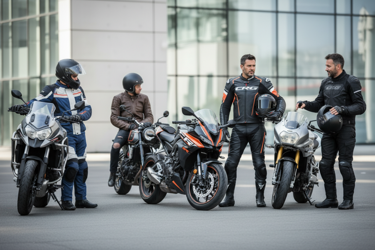 Bike Rider Genuine Leather Jacket