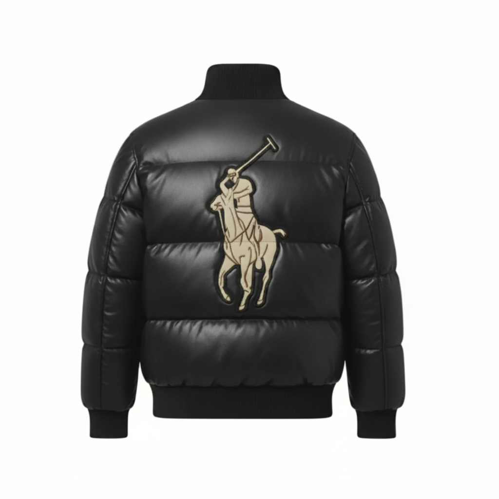 Leather Varsity style Genuine Leather Jacket